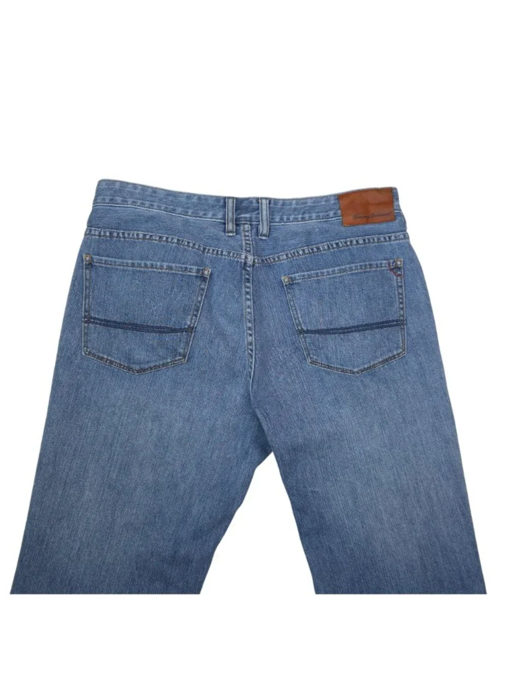 Tommy Bahama Mens Relaxed Fit Blue Jeans 34x32 Cotton Blend Casual Style